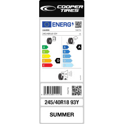 Opony letnie 245/40R18 – wysoka przyczepność i komfort jazdy latem